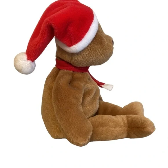 TY Vintage Beanie Baby Bear Teddy Santa - Picture 4 of 8